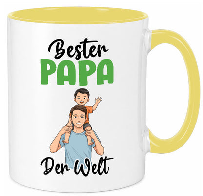 Bester Papa | Vatertag Daddy Familie lustiger Spruch Geschenk Geschenkidee Tasse