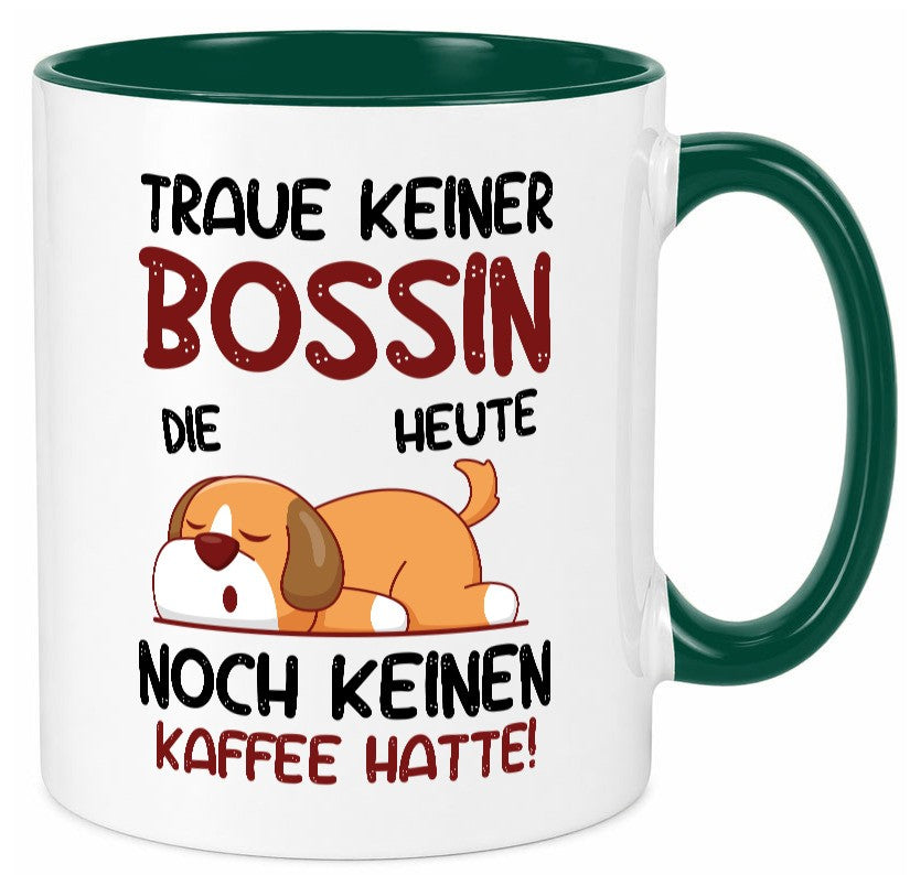 Traue keiner Bossin | Führungskraft Vorgesetzte lustiger Spruch Geschenk Humor Tasse