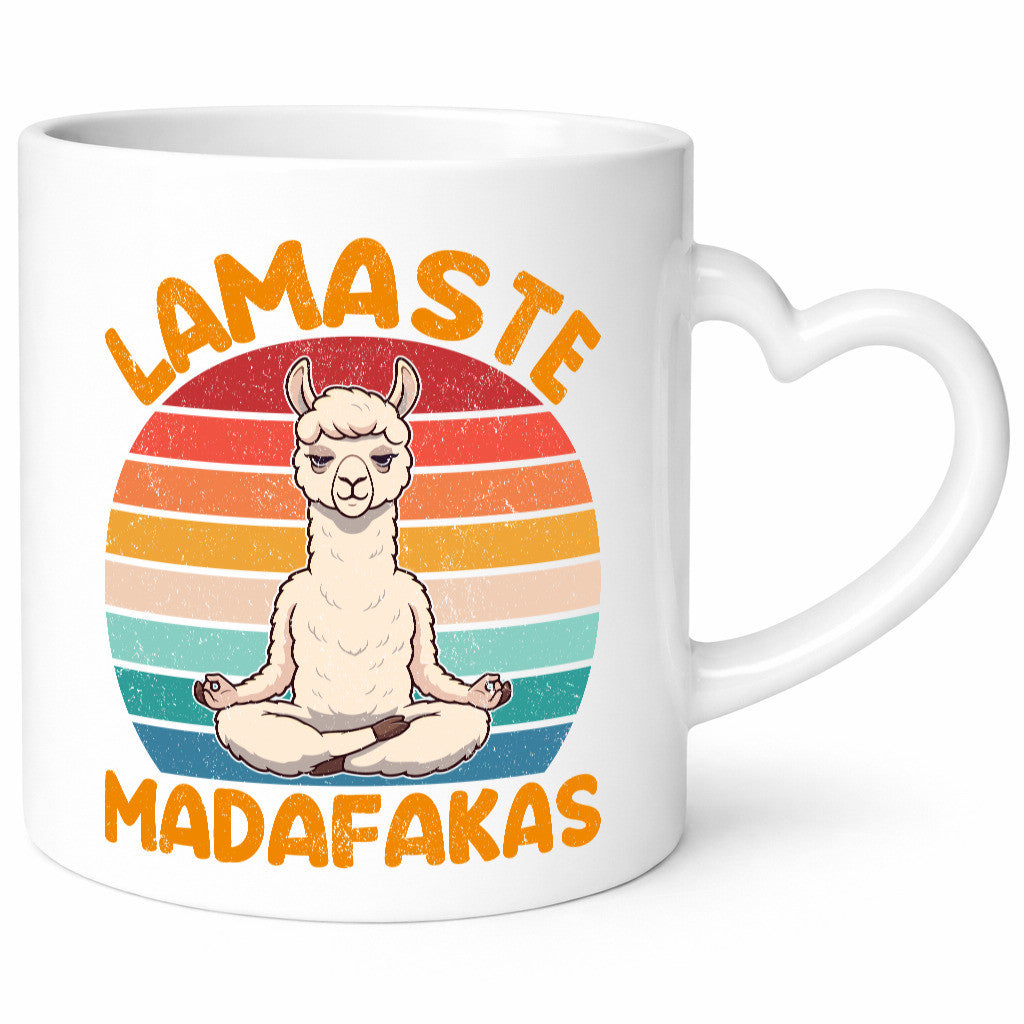 Lamaste | Madafakas Lama Vintage Humor Geschenkidee Tasse