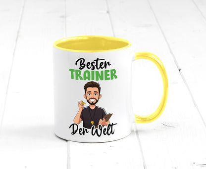 Bester Trainer | Verein Sport v2 Humor Geschenkidee Tasse