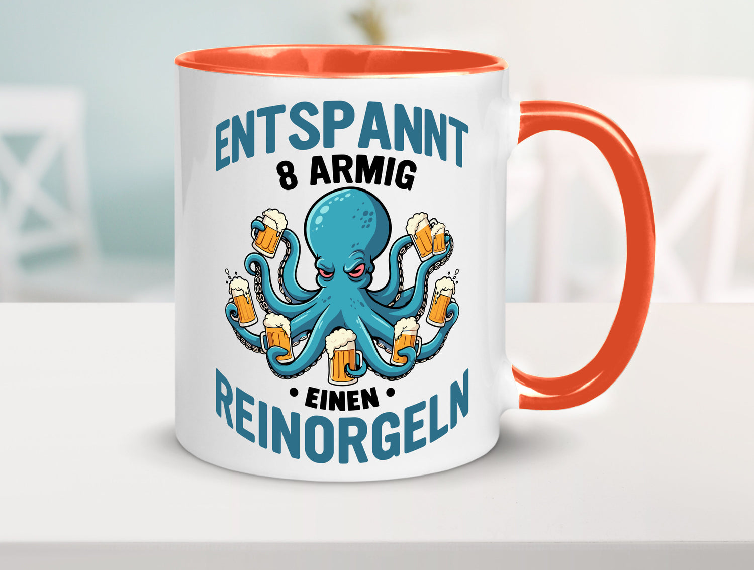 Entspannt 8 armig einen reinorgeln | Saufen Party v2 lustiger Spruch Geschenk
