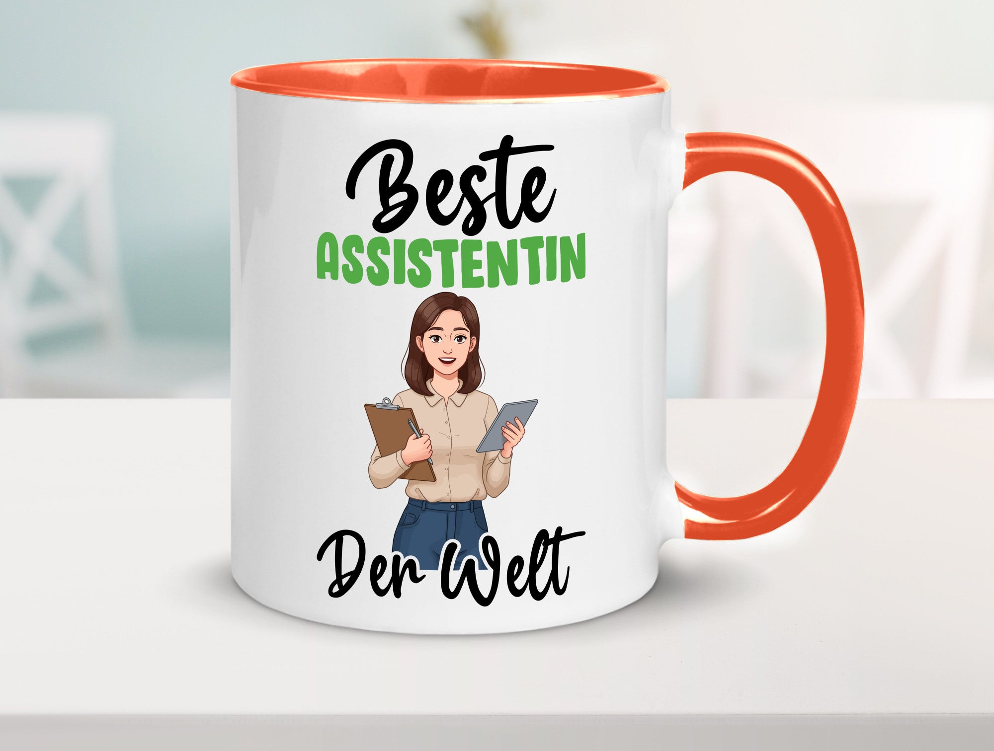 Beste Assistentin | Assistenz Hilfskraft v2 Geschenkidee Humor Tasse