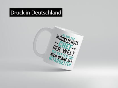 Glücklichste Chef der Welt | Lieblingskollege Mitarbeiter Geschenkidee Arbeit