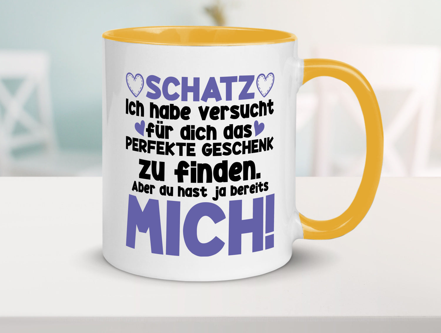Schatz | Liebe Valentinstag Freund Freundin Herz Geschenkidee Humor Tasse