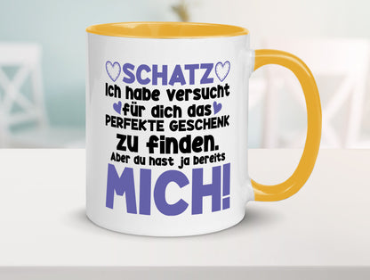 Schatz | Liebe Valentinstag Freund Freundin Herz Geschenkidee Humor Tasse