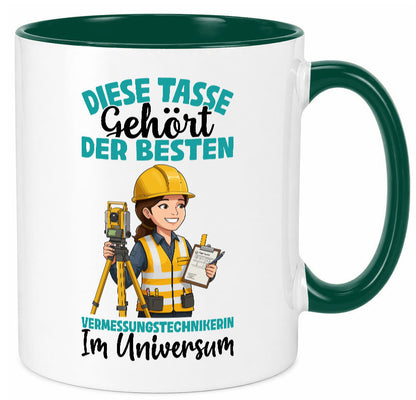 Im Universum: Vermessungstechnikerin | Techniker lustiger Spruch Geschenk Humor