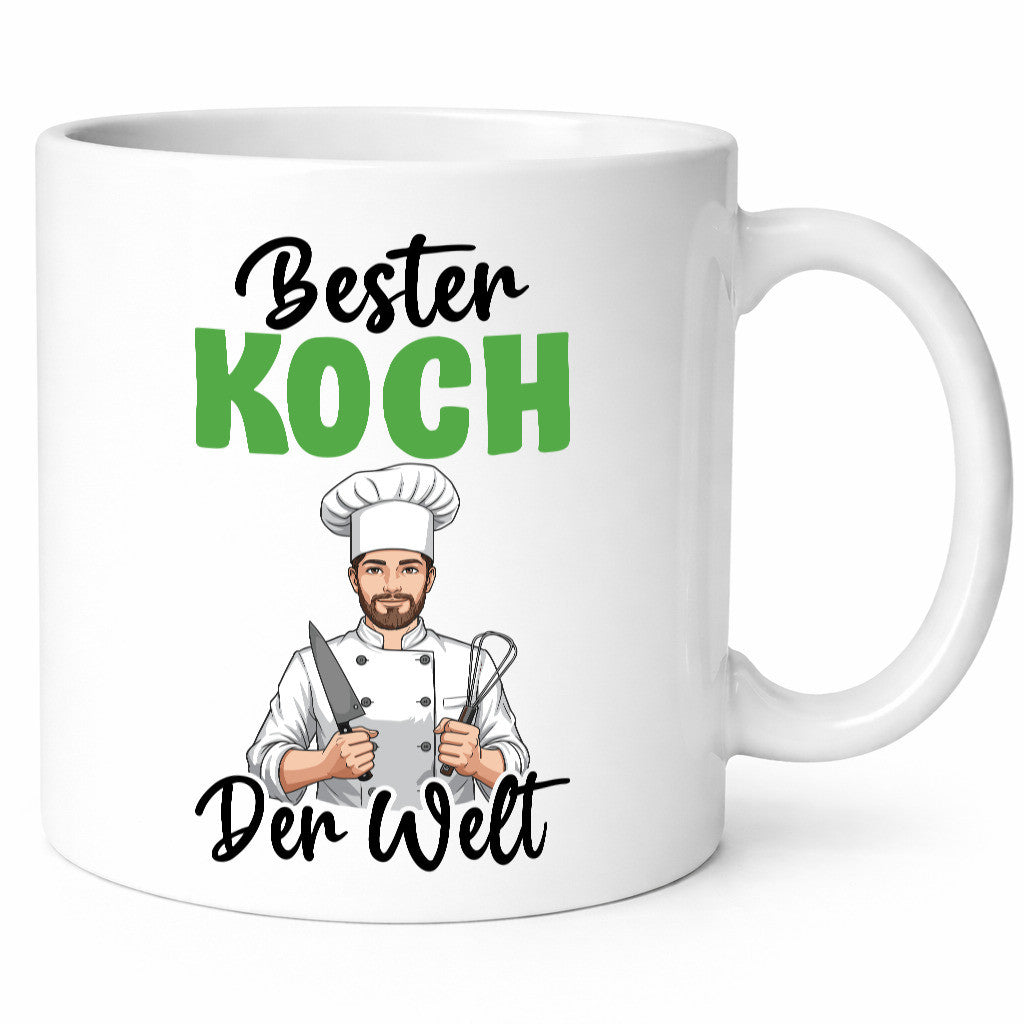 Bester Koch | Chefkoch v2 Humor Arbeit Kollegen Büro Geschenkidee Tasse