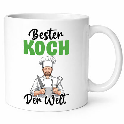 Bester Koch | Chefkoch v2 Humor Arbeit Kollegen Büro Geschenkidee Tasse