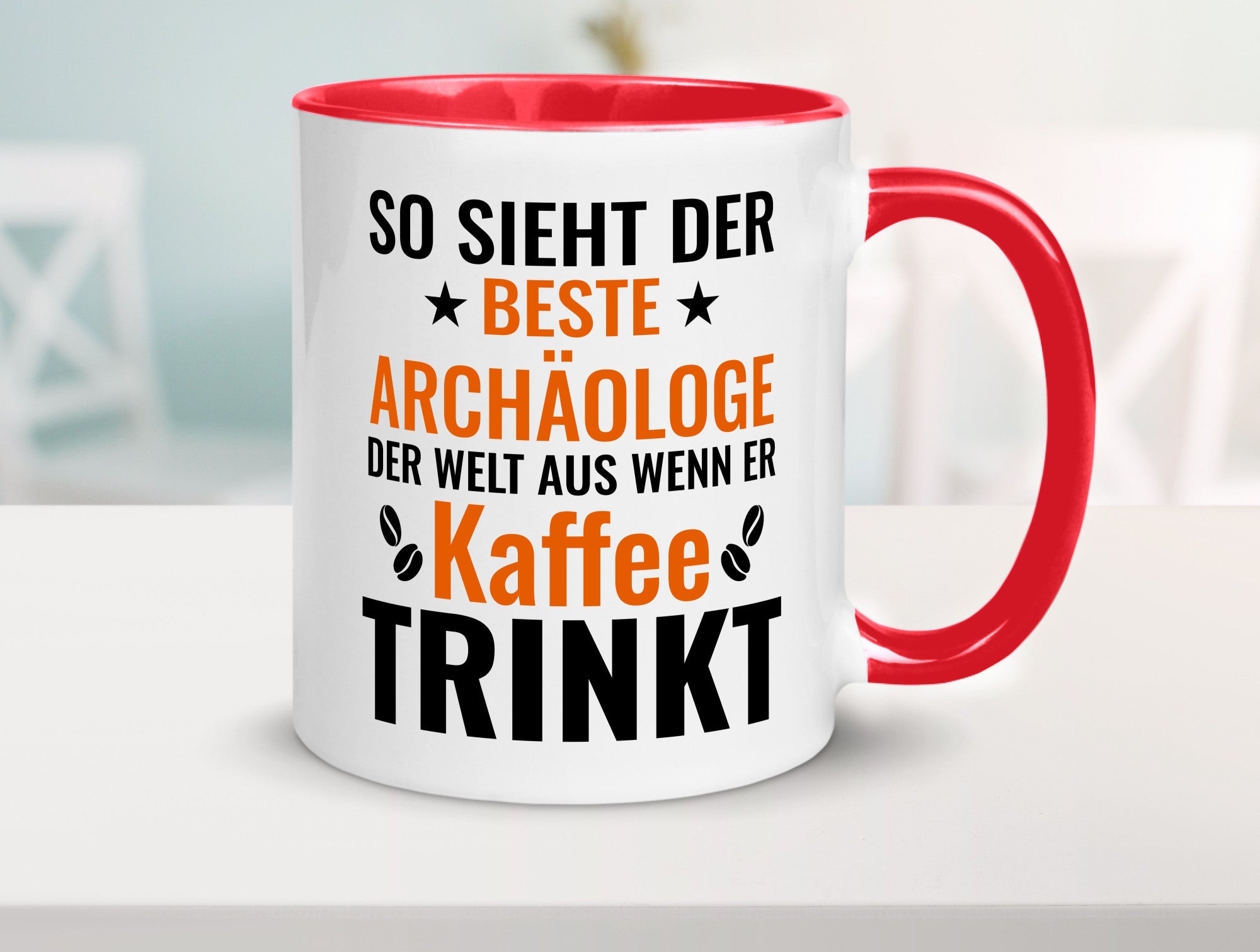 Kaffee trinkt: Archäologe | Archäologie Forscher lustig Humor Geschenkidee
