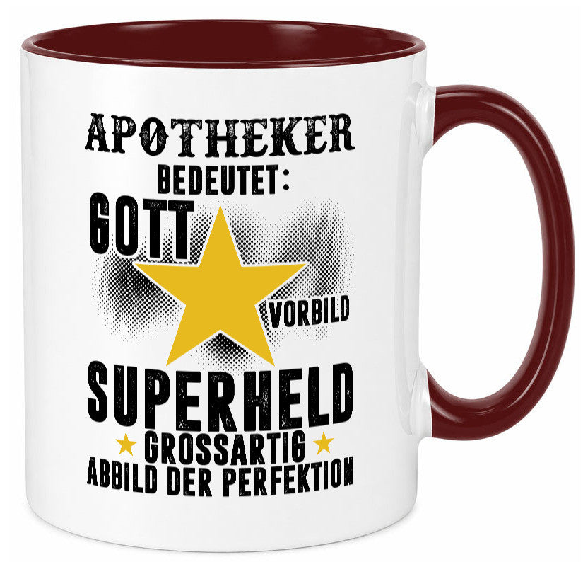 Bedeutung von Apotheker | Apotheke Pharmazie Humor Geschenkidee Tasse