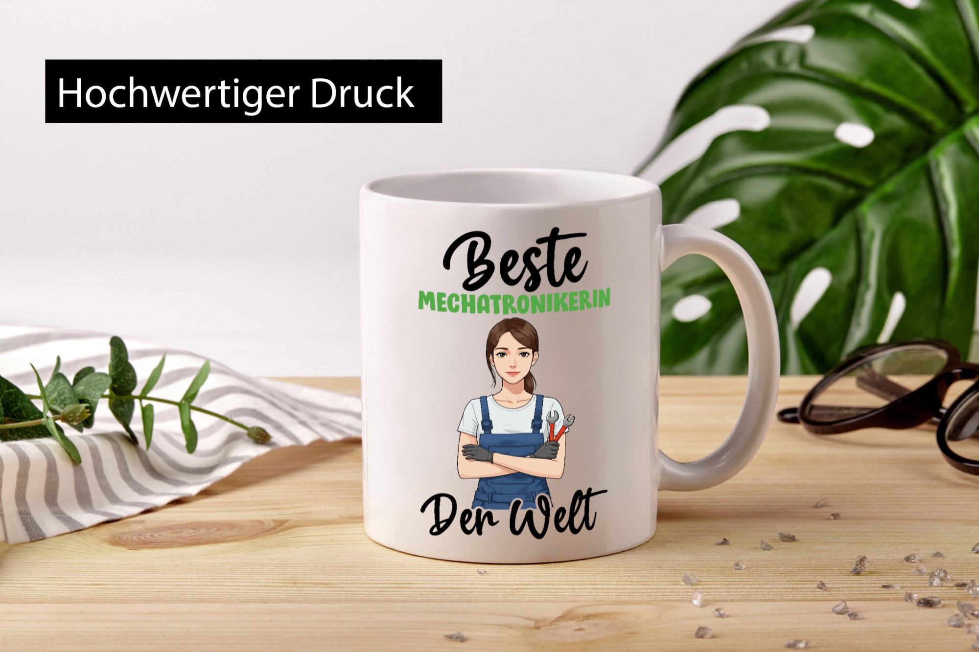 Beste Mechatronikerin | KFZ Werkstatt v2 lustiger Spruch Geschenk Humor