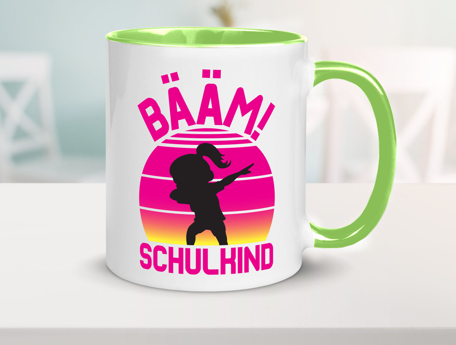 Bääm Schulkind | Einschuldung Schulanfang Geschenkidee Humor Tasse