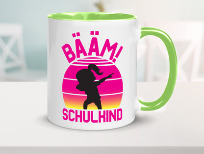 Bääm Schulkind | Einschuldung Schulanfang Geschenkidee Humor Tasse