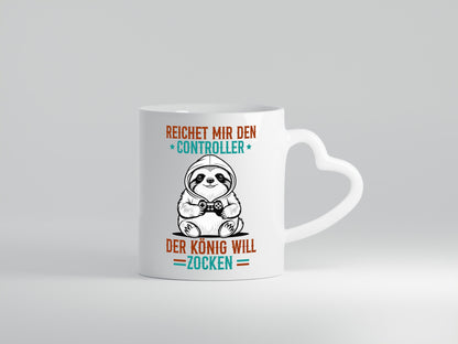 Der König will Zocken | Gamer Zocker lustiger Spruch Geschenk Humor