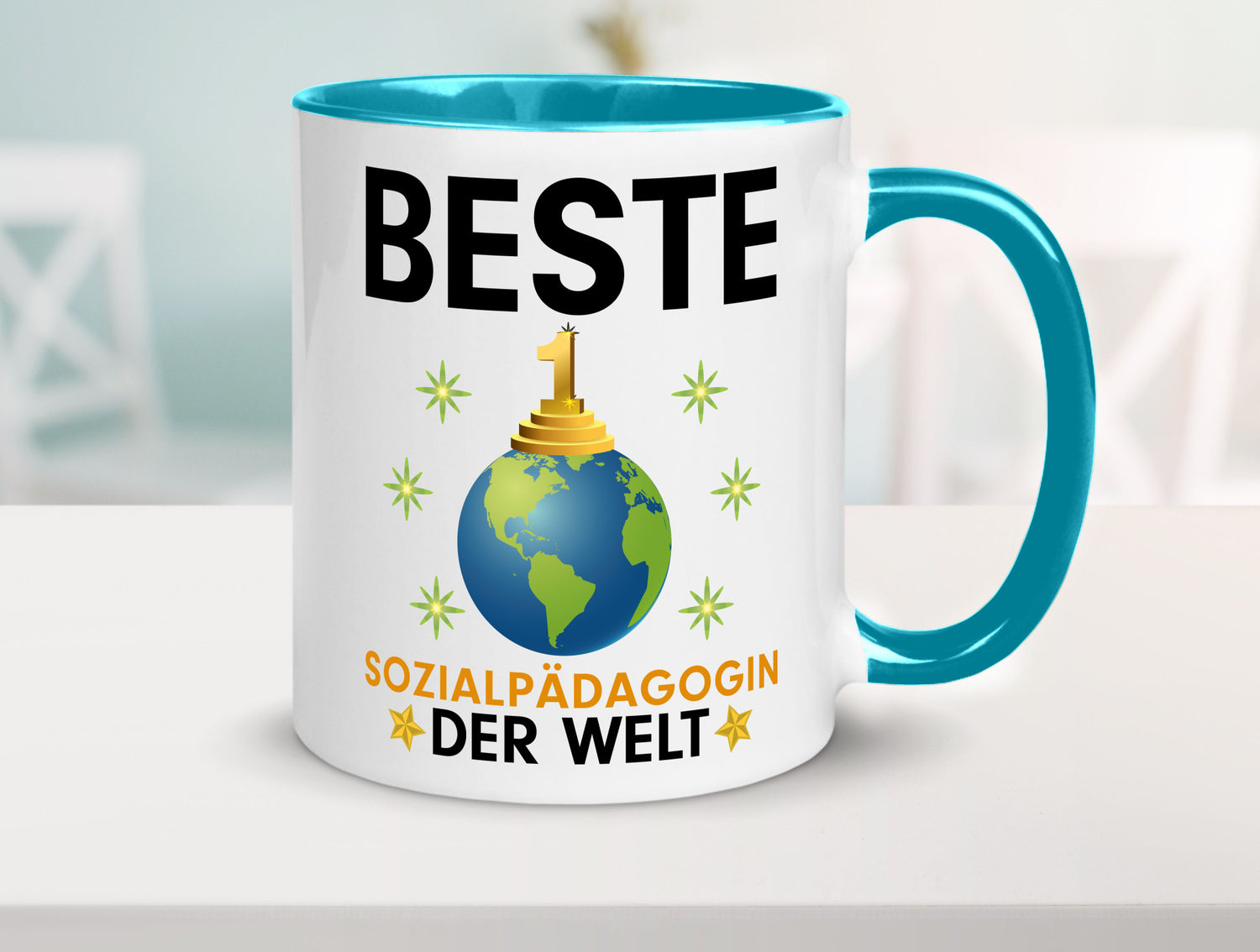Welt Beste Sozialpädagogin | Humor Pädagogin Geschenkidee Tasse