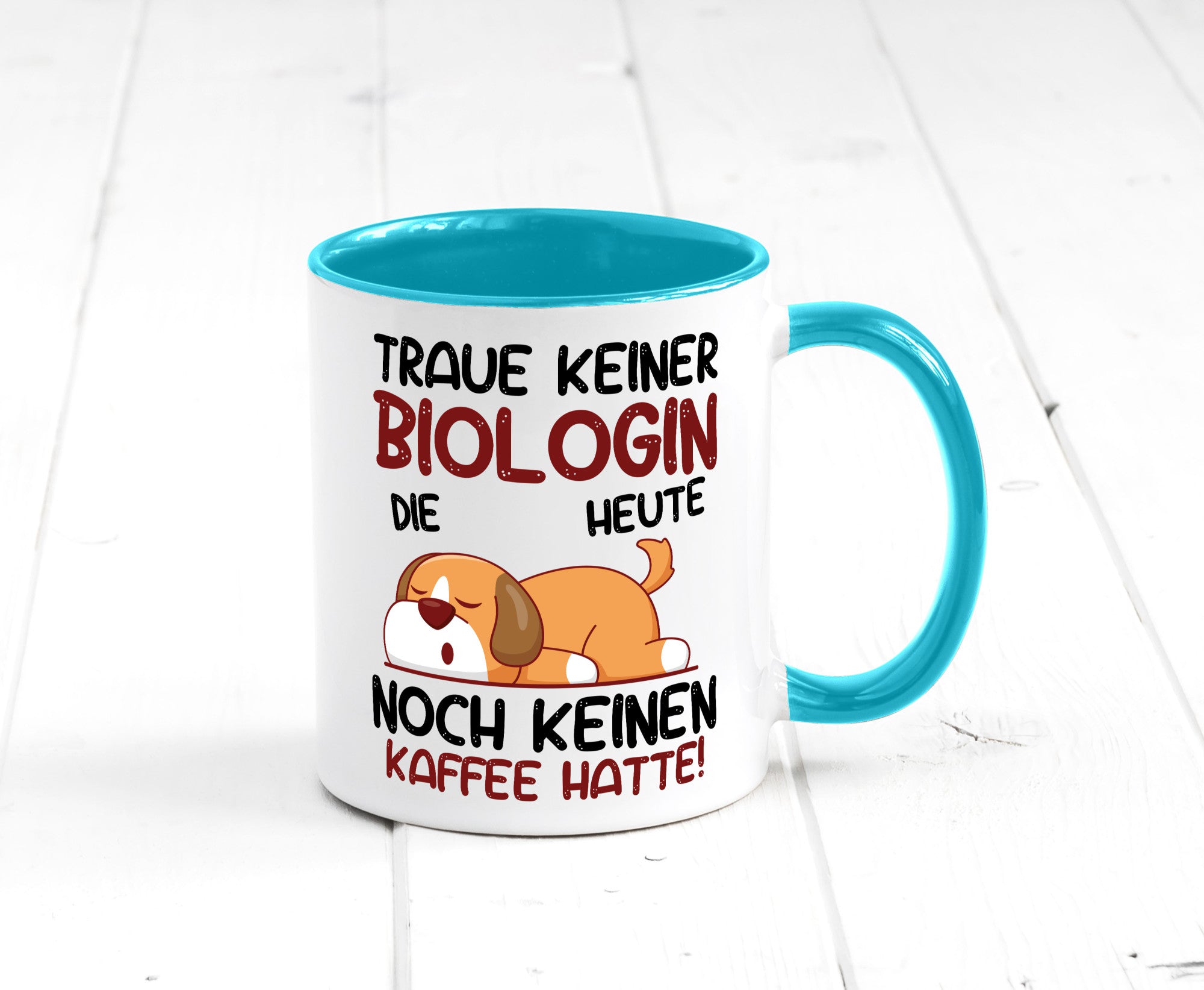 Traue keiner Biologin | Biologie Naturforscherin Geschenkidee Humor Tasse