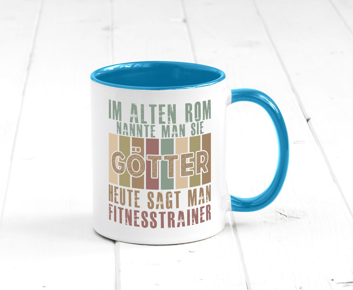 Heute sagt man: Fitnesstrainer | Personal Trainer Geschenkidee Humor Tasse