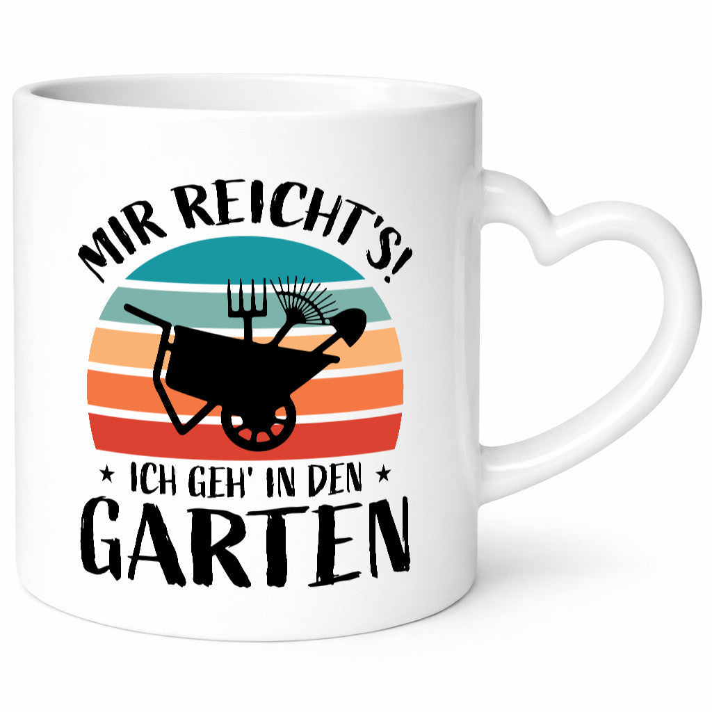 Mir reichts ich geh in den Garten | Gartenarbeit lustiger Spruch Geschenk