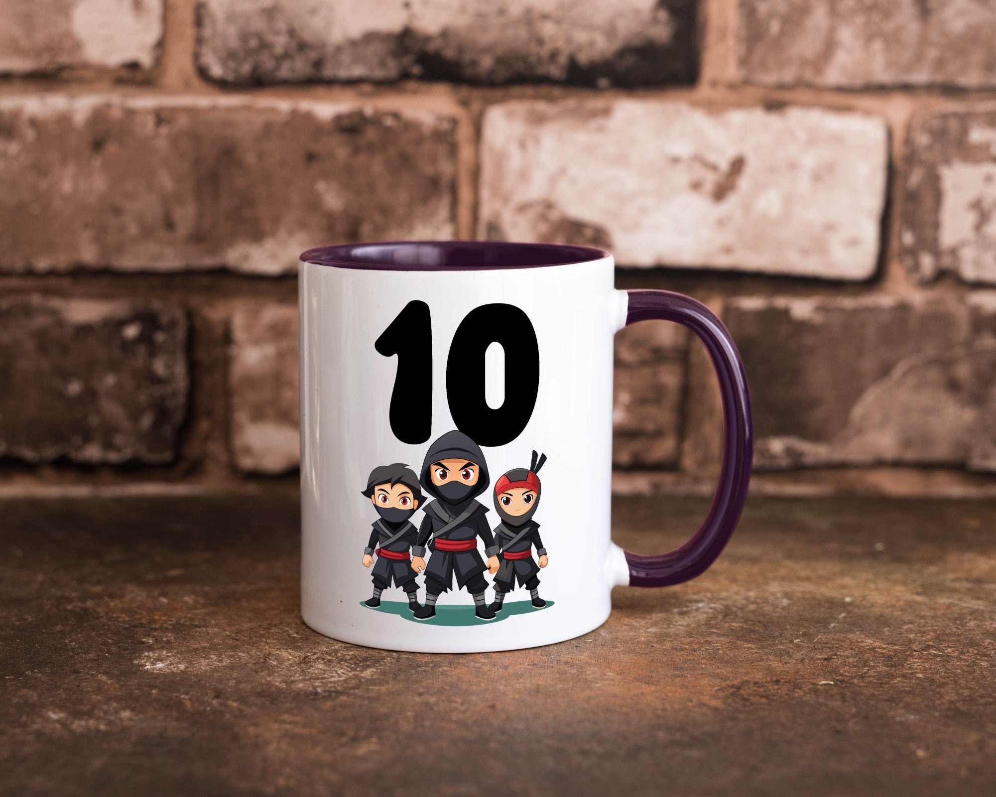 10. Geburtstag | 10 Jahre Ninja Humor Geschenkidee Tasse