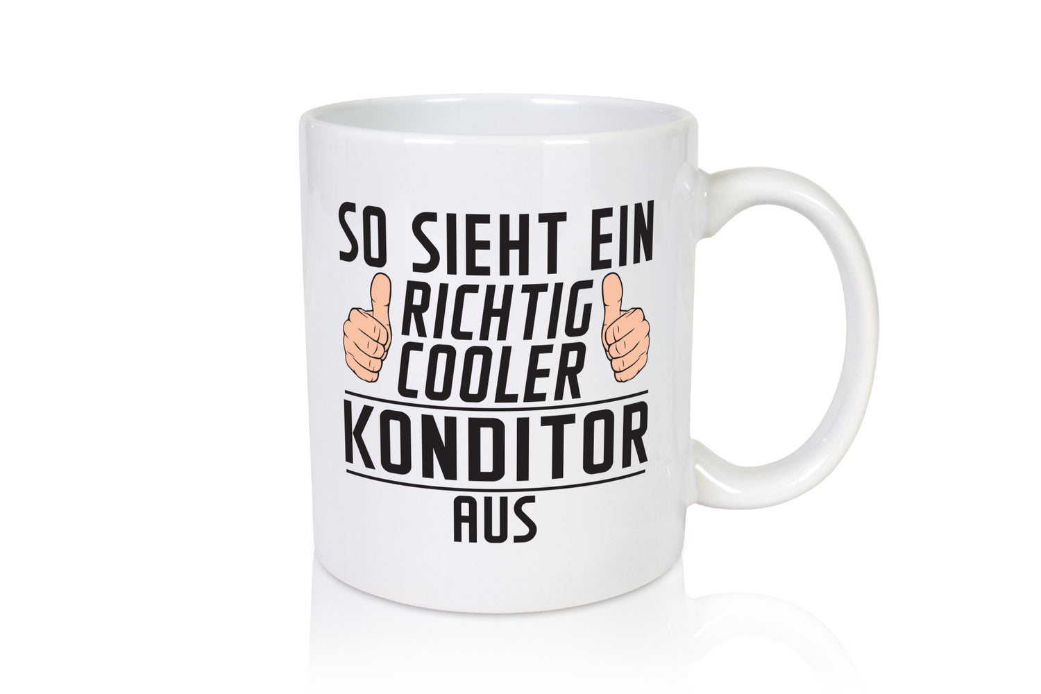 Richtig Cooler Konditor | Konditorei lustig Humor Geschenkidee Geschenk Tasse