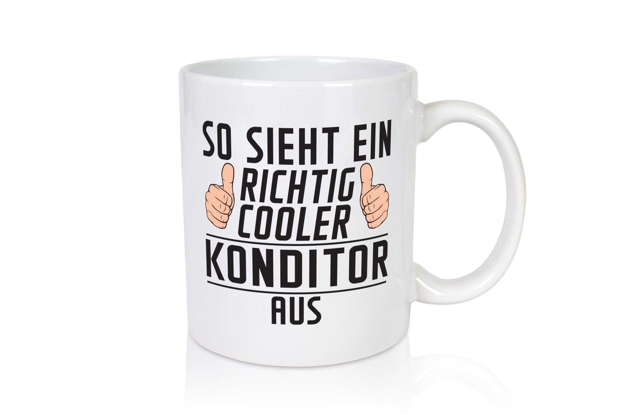 Richtig Cooler Konditor | Konditorei lustig Humor Geschenkidee Geschenk Tasse