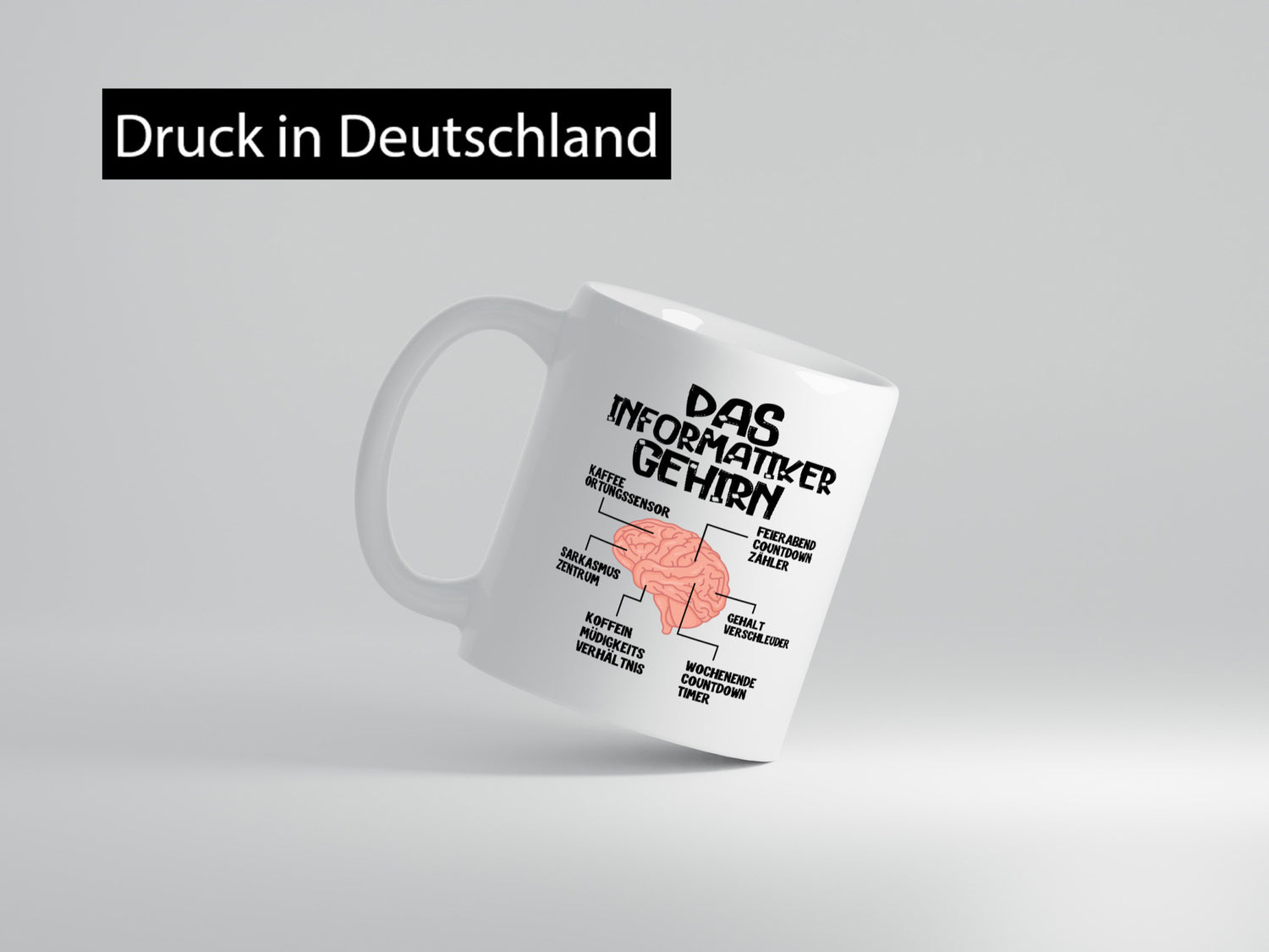 Das Informatiker Gehirn Humor Geschenkidee Tasse