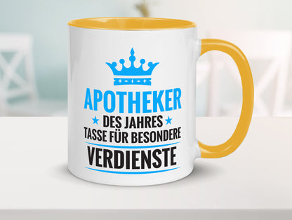 Besonderer Verdienst: Apotheker | Apotheke Pharmazie lustiger Spruch Geschenk