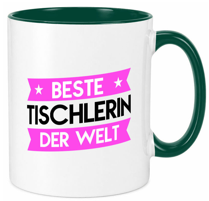 Beste Tischlerin | Tischlerei lustiger Spruch Geschenk Humor Geschenkidee Tasse