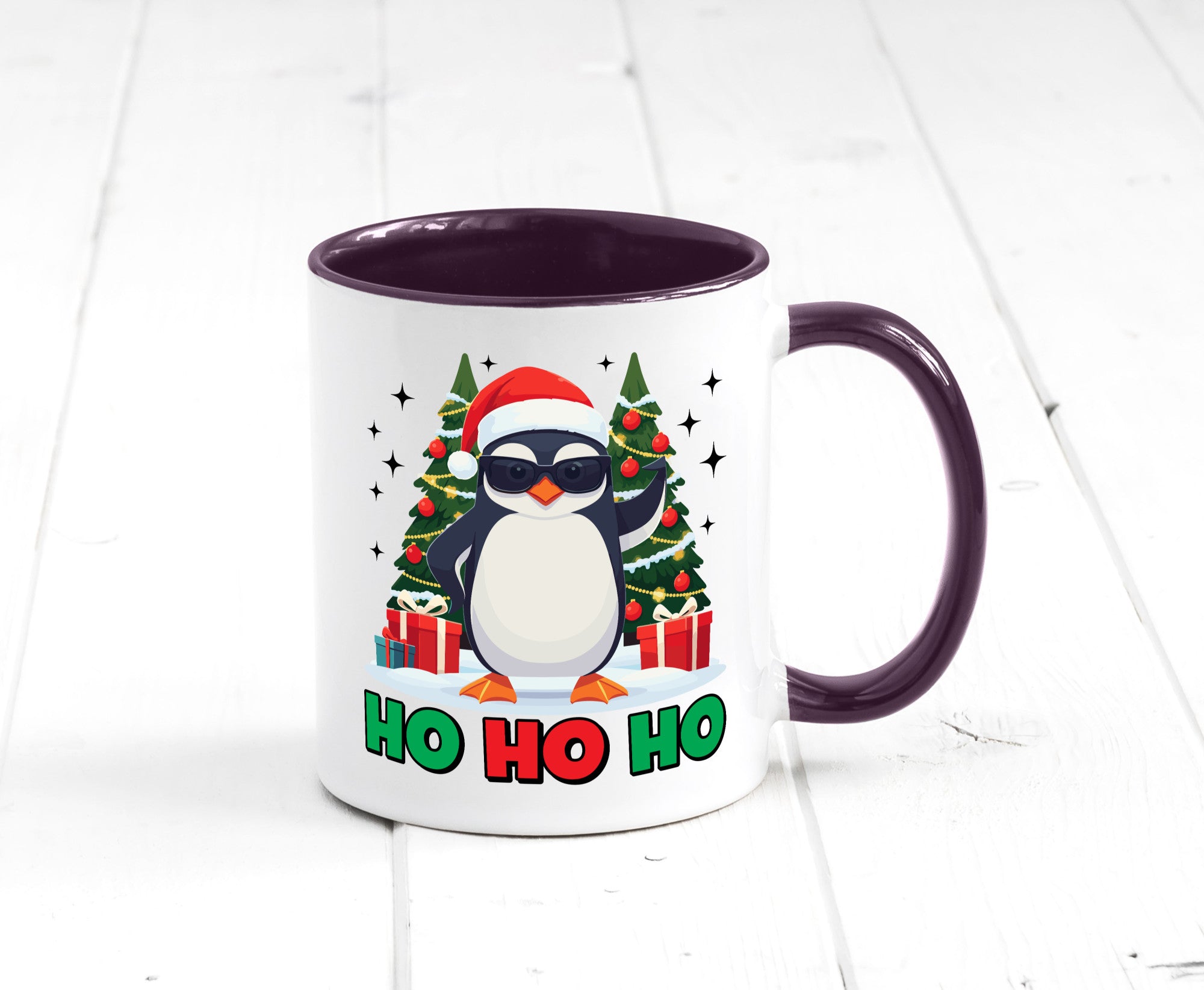 Ho | Weihnachts Pinguine Weihnachten lustig Humor Geschenkidee Geschenk Tasse