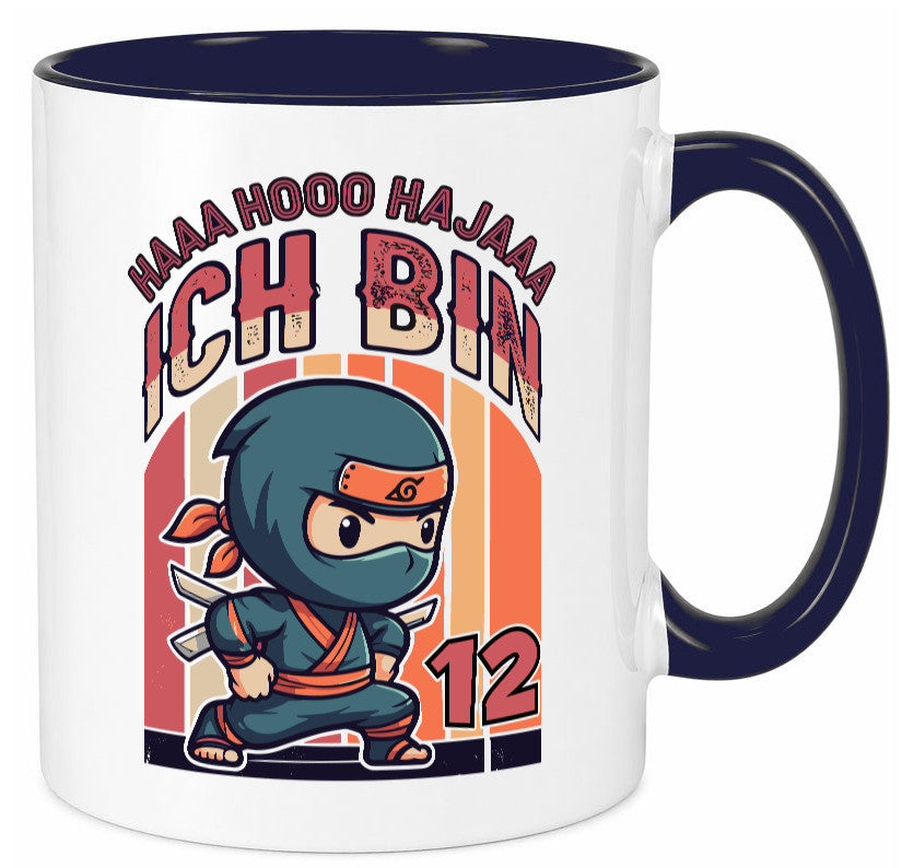 12. Geburtstag | Ninja Junge 12 Jahre Humor Geschenkidee Tasse