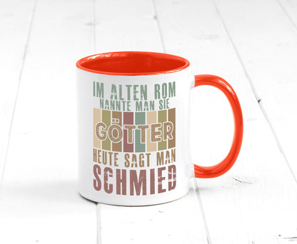 Heute sagt man: Schmied | schmieden lustig Humor Geschenkidee Geschenk Tasse