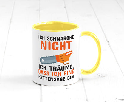 Ich schnarche nicht lustiger Spruch Geschenk Humor Geschenkidee Tasse