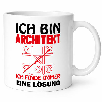 Ich bin Architekt Geschenk Humor Geschenkidee lustiger Spruch Tasse
