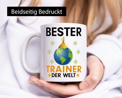 Welt Bester Trainer | Verein Sport lustig Humor Geschenkidee Geschenk Tasse