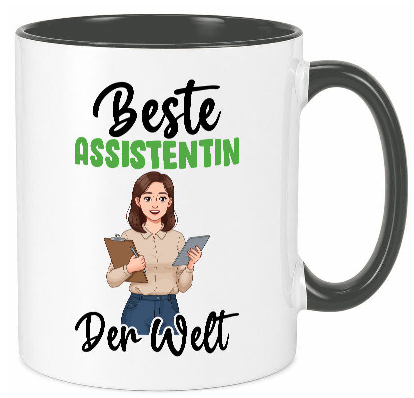 Beste Assistentin | Assistenz Hilfskraft v2 Geschenkidee Humor Tasse