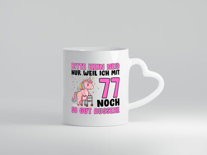 77. Geburtstag | 77 Jahre Mit noch so gut aussehen lustig Geschenkidee Geschenk