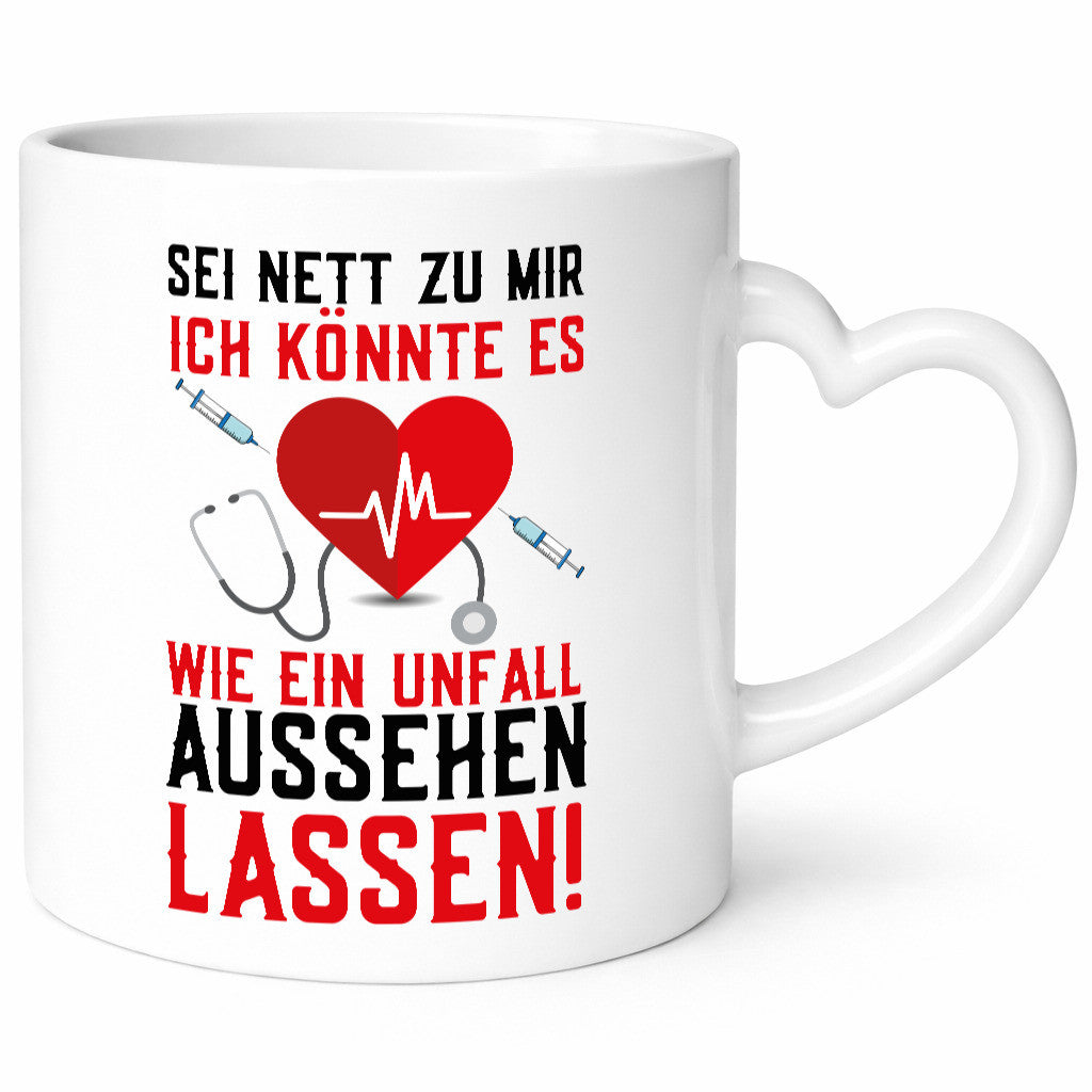 Sei nett zu mir | Krankenschwester Arzt Klinik Spritze v2 lustig Humor