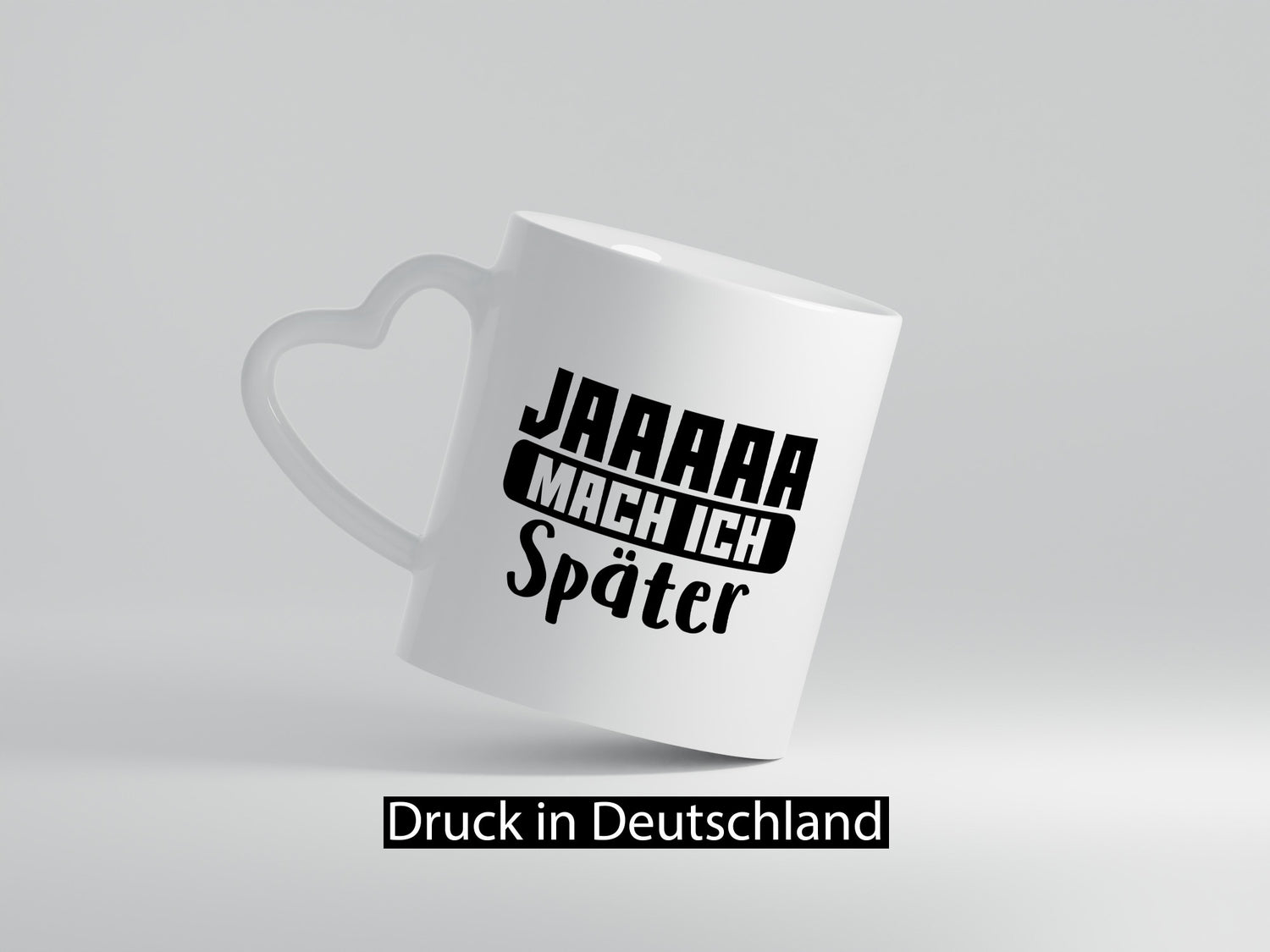 Mach ich später | Teenager lustiger Spruch Aufschieben Humor Geschenkidee Tasse