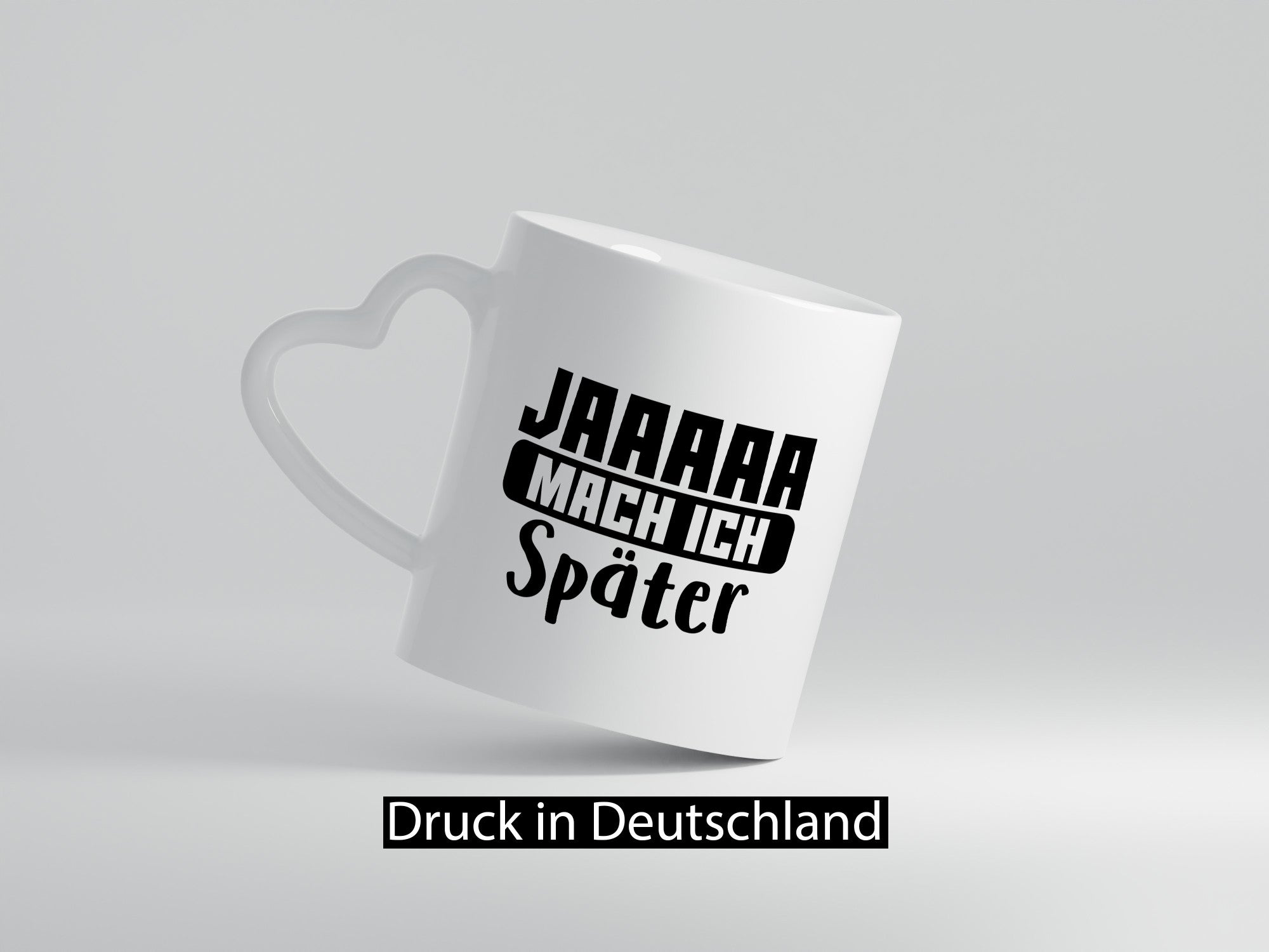 Mach ich später | Teenager lustiger Spruch Aufschieben Humor Geschenkidee Tasse