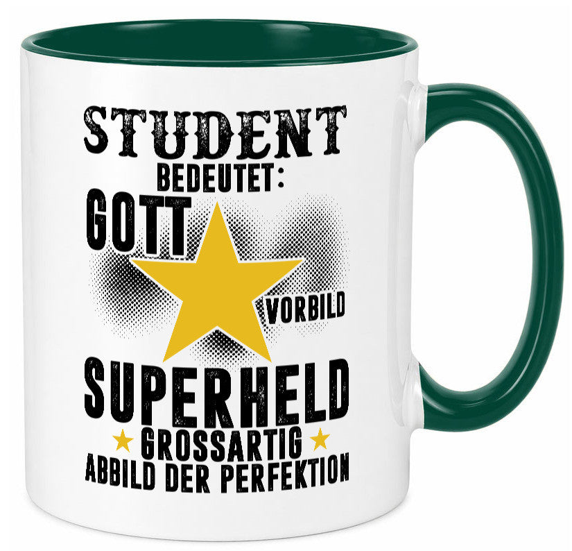 Bedeutung von Student | Universität Uni Studium Geschenkidee Humor Tasse