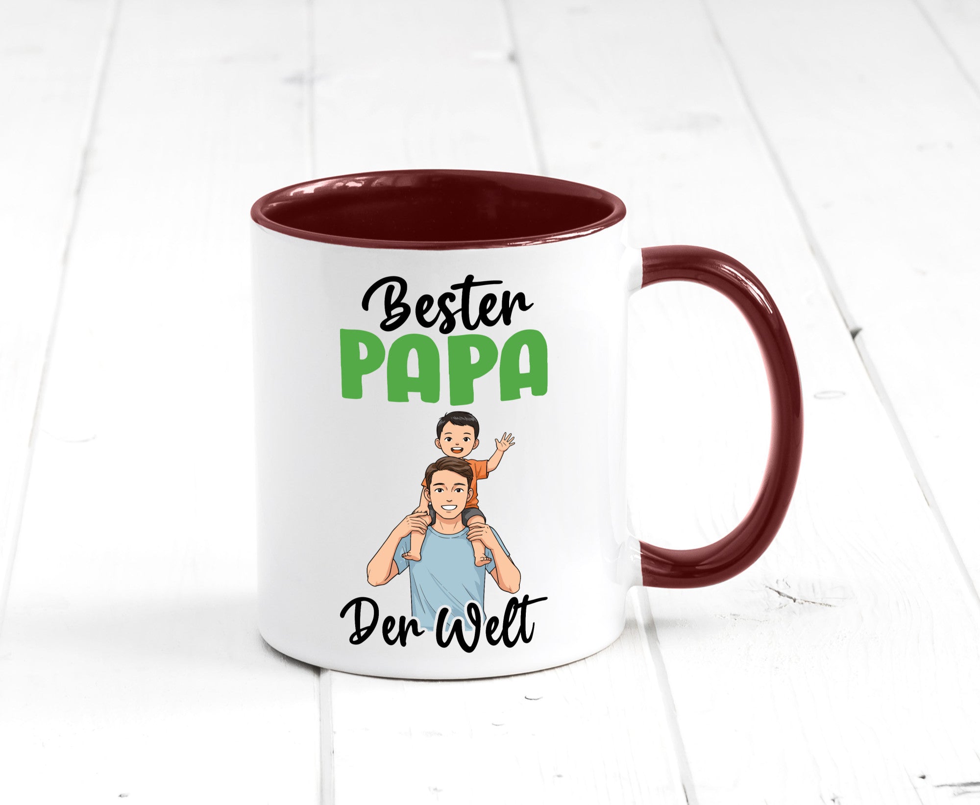 Bester Papa | Vatertag Daddy Familie lustiger Spruch Geschenk Geschenkidee Tasse