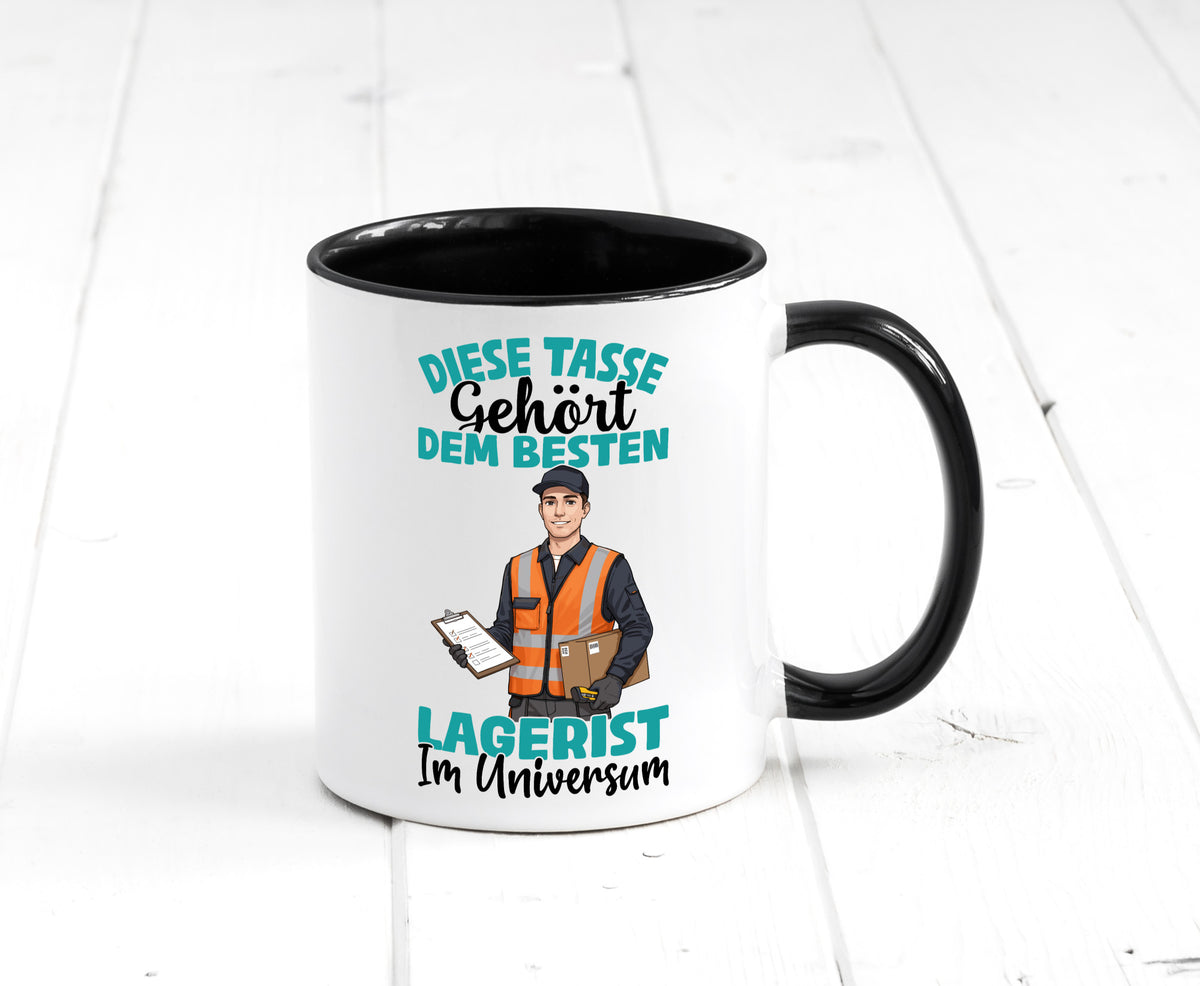 Im Universum: Lagerist | Lageristen Lager Arbeiter lustig Arbeit Kollegen Büro Tasse