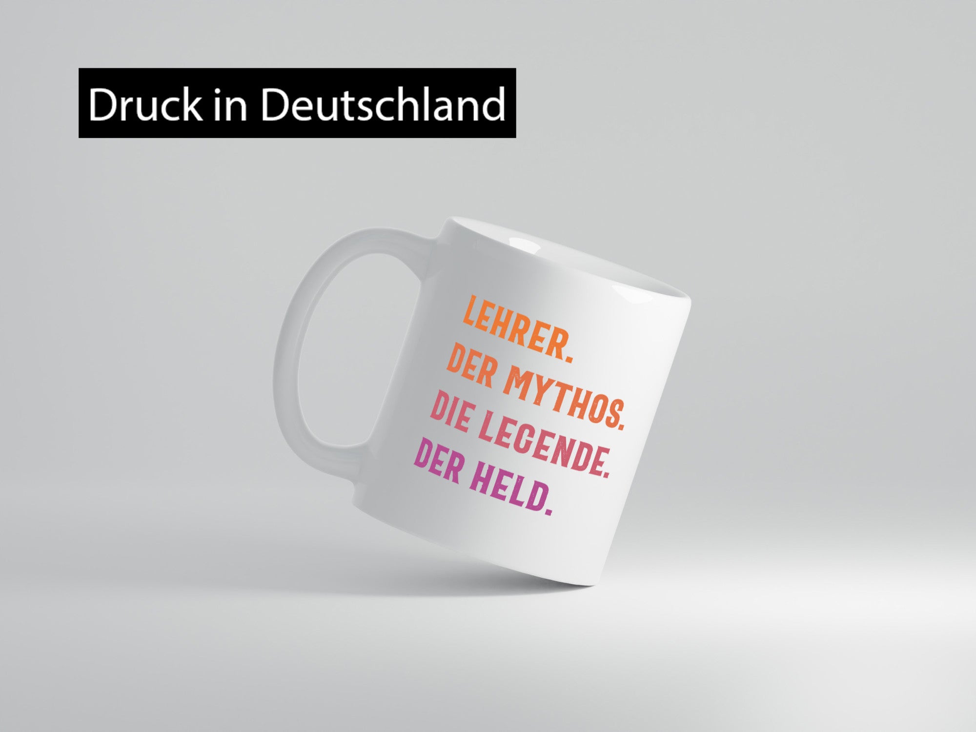 Lehrer, Mythos, Legende, Held Humor Geschenkidee Tasse