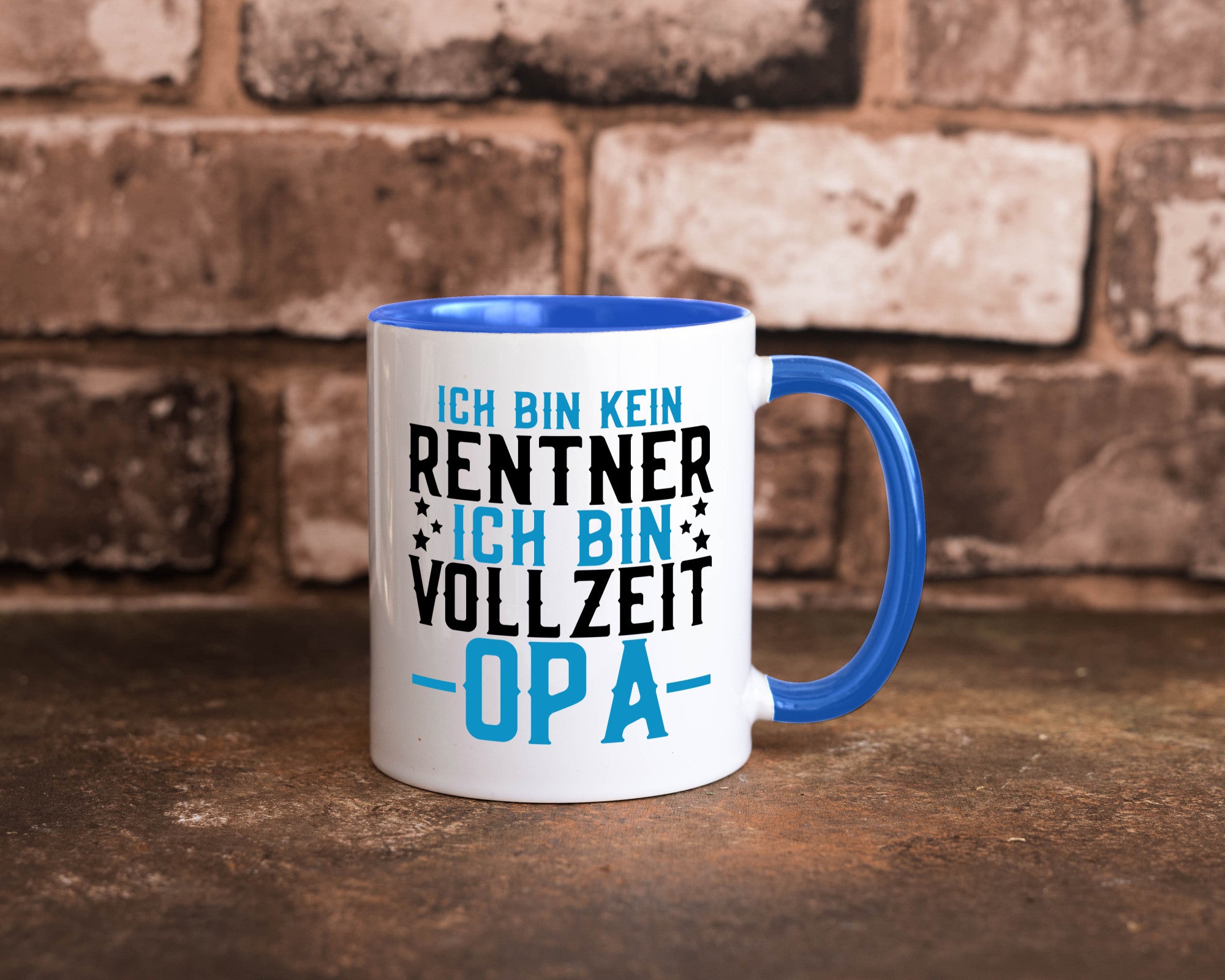 Rentner | Vollzeit Opa Pension Ruhestand Großvater lustiger Spruch Geschenk