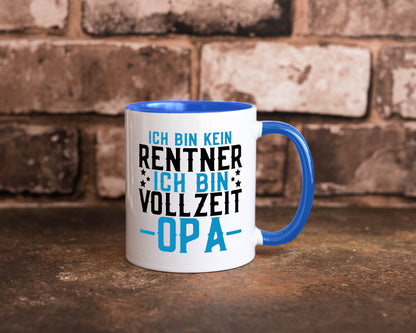 Rentner | Vollzeit Opa Pension Ruhestand Großvater lustiger Spruch Geschenk
