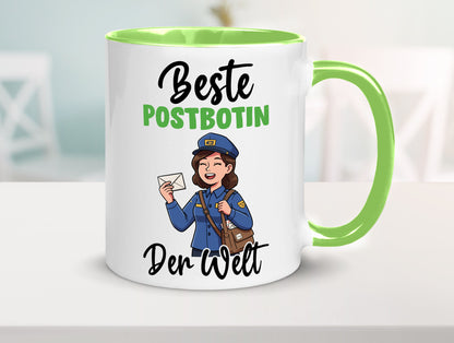 Beste Postbotin | Beruf Post Briefträger v2 lustig Arbeit Kollegen Büro