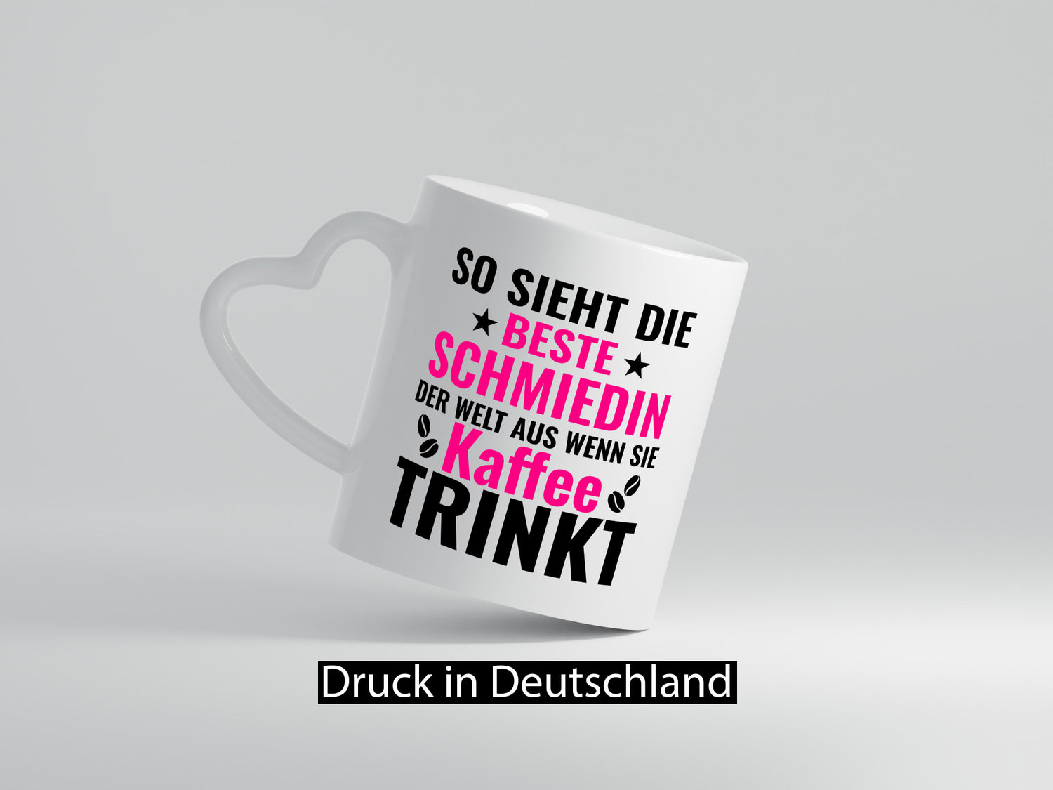 Kaffee trinkt: Schmiedin | Schmied Beruf Schmiederei Geschenkidee Arbeit