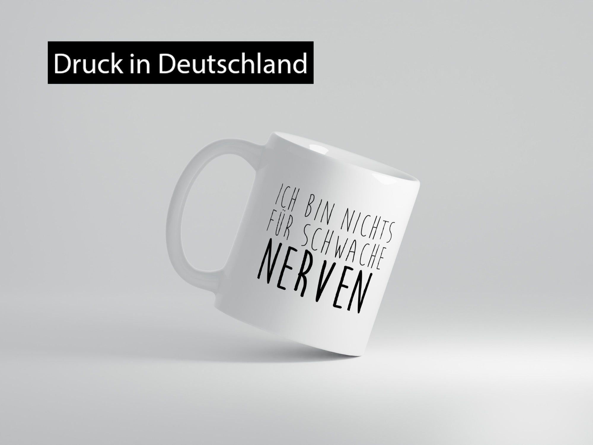 Ich bin nichts für schwache Nerven v3 Geschenk Humor Geschenkidee lustiger