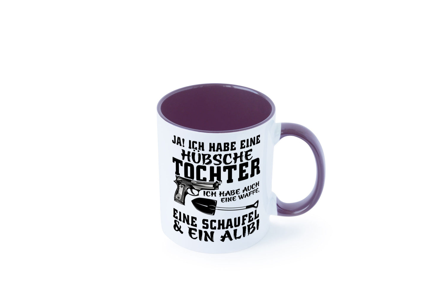 Hübsche Tochter Geschenk Familie Geschenkidee lustiger Spruch Tasse