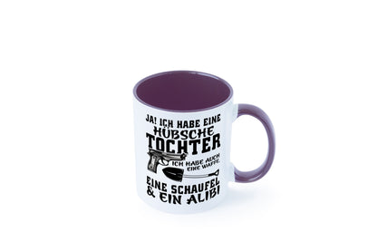Hübsche Tochter Geschenk Familie Geschenkidee lustiger Spruch Tasse